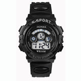 Hot Children Boy Digital LED Quartz Alarm Date Sports Wrist Watch