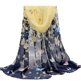 Fashion scarves female shawls super long chiffon korean decorative fabric