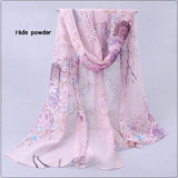 Hot wonderful flower long soft scarfs wrap shawl for elegant women han edition scarf scarves shawls