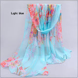 Hot wonderful flower long soft scarfs wrap shawl for elegant women han edition scarf scarves shawls