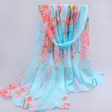 Hot wonderful flower long soft scarfs wrap shawl for elegant women han edition scarf scarves shawls