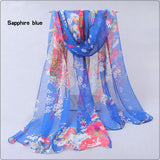 Hot wonderful flower long soft scarfs wrap shawl for elegant women han edition scarf scarves shawls