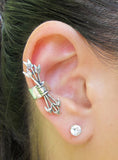 Fashion jewelry Punk Earcuff Cool Arrow Unisex Vintage Silver tone Clips on Earring for women Earrings Ear Cuff Clipe