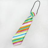 Neck tie fashion boys necktie choker kids striped bow tie children cravat neckwear