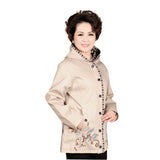 New arrival embroidered middle-age women jackets mother clothing spring and autumn