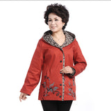 New arrival embroidered middle-age women jackets mother clothing spring and autumn