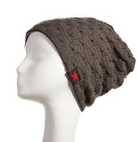 New reversible knitted winter female beanie hat women's warm hats women Chunky Baggy cap