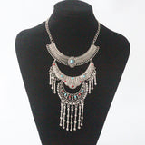 new Fashion maxi Statement Necklace & Pendant women Gypsy Vintage Choker Collar Ethnic bohemian necklace women fine jewelry