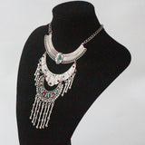 new Fashion maxi Statement Necklace & Pendant women Gypsy Vintage Choker Collar Ethnic bohemian necklace women fine jewelry