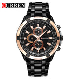 new fashion Curren brand design casual stainless steel military men clock army sport male gift wrist quartz business watch