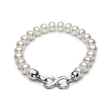 new fashion charm bracelet for women top quality 8-9mm natural freshwater pearl bracelet 17.5cm