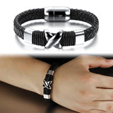 new fashion fine jewelry hot sale men's bracelets genuine leather bracelet vintage creative accessories