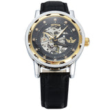 new fashion sewor brand design sport luxury male clock man mechanical hand wind military business wrist skeleton watch