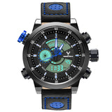 new luxury Stylish men military sports dual display digital watches Luminous quartz watch waterproof 30M relogio masculino