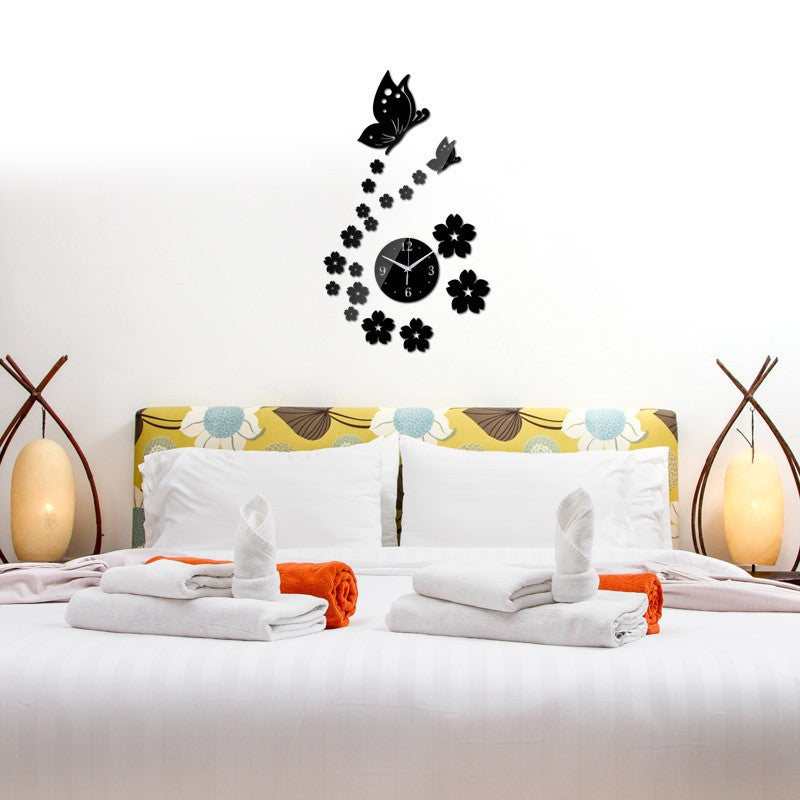 new real special offer top fashion watch wall clock diy love digital 3d home decoration living room stickers quartz Acrylic