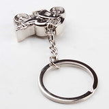 Metal Silver Cool Motorcycle Keychain