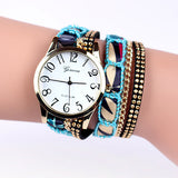 Popular fashion design iron tower Ladies Watches casual style bracelet watch women's apparel Geneva watch brand long chain
