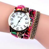 Popular fashion design iron tower Ladies Watches casual style bracelet watch women's apparel Geneva watch brand long chain