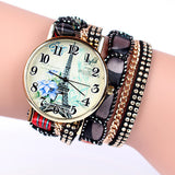 popular fashion design iron tower Ladies Watches casual style bracelet watch women's apparel Geneva watch brand long chain