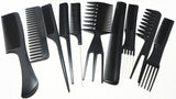 Professional salon hair comb 10pcs/set