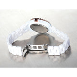 Fashion Rhinestone Luxury Brand Casual Watch Quartz 100% Genuine Ceramic Band Women's Dress Watches
