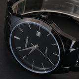 Luxury Brand Full Stainless Steel Analog Display Date Men's Quartz Watch Business Watch Men Watch