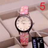 Fashion Women Wristwatch Genuine Leather strap Analog Display Quartz Casual Watch