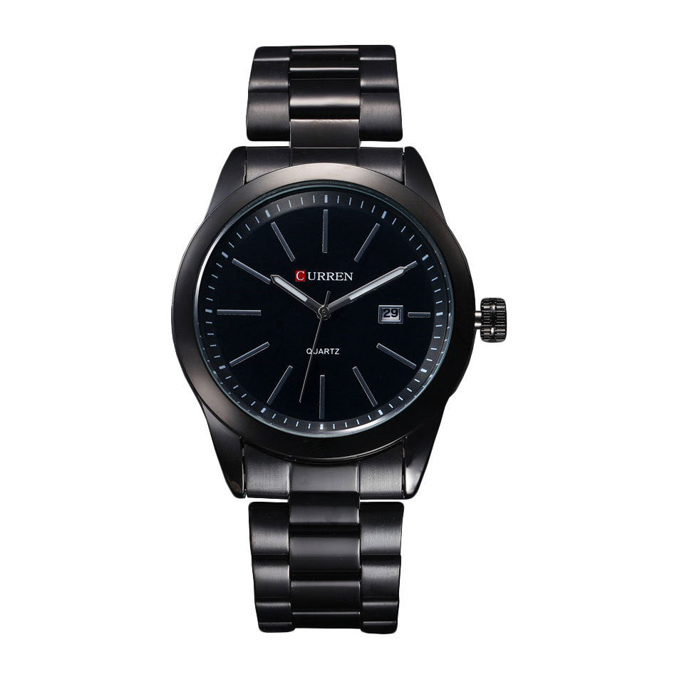 New CURREN Luxury Brand Full Stainless Steel Analog Display Date Men's Quartz Watch Business Watch Men Watch