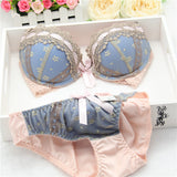 Sexy lingerie,bra brief sets, three-row Lace Embroidery underwear,sexy young girl bra set,france brand bra sets