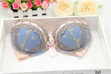 Sexy lingerie,bra brief sets, three-row Lace Embroidery underwear,sexy young girl bra set,france brand bra sets