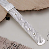 Summer style silver plated 10mm Mesh men bracelet