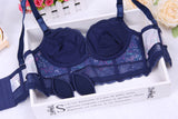 New women brand bra fashion winter dress bra set vs sexy underwear lace sexy women bra set gathered push up bra brief set