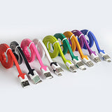 Micro USB Noodles Flat Sync USB Data Cable