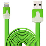 Flat Noodle USB A to 8-Pin Charging Sync Data Cable