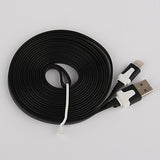 Colorful Noodle Style Apple 8 Pin 3M Sync Charger USB2.0 Cable
