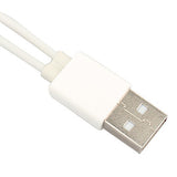 2 in 1 30 Pin and Apple 8 Pin Male to USB Sync and Charge Cable