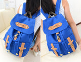 Cute Lady Girls Versatile Vintage Canvas Satchel Backpack Shoulder School Bag