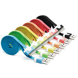 1M Colorful 10 Colors Flat Noodles USB Charger