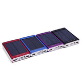 30000mAH Solar Charger 2 Port External Battery Pack Power Bank