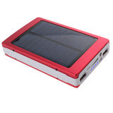 30000mAh Phone Mobile Solar Panel Travel Hiking Charger Battery