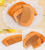Popular natural health care comb anti-static comb comb Peach WOOD hair brush hairbrush hair comb