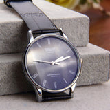 Roman numeral PU Leather Stainless steel water resist Quartz Couple watch men watches