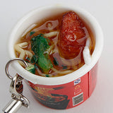 Mini Cup Noodles Shaped Keychain