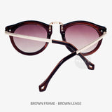 Round shape metal arrow vintage sunglasses high quality New Brand Designer Women Sunglasses