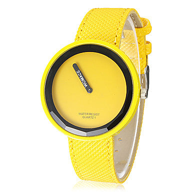Fashion watch Women's Watch Minimalism Round Dial Candy Color