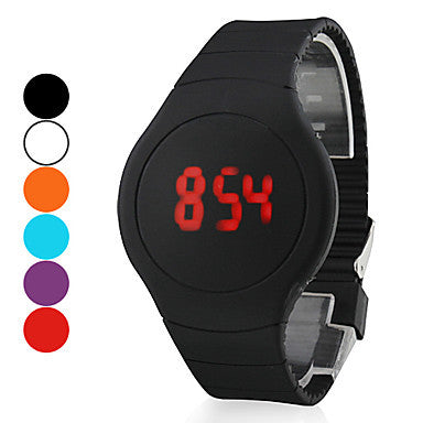 Men's Watch Touch Screen Calendar Red LED Digital