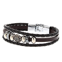 Accessory Elegant Combination Leather Rope Bracelet