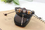 Handmade Genuine Leather Adjustable Bracelet Jewelry Bijouterie Wristband Surf Unisex Men Women gifts