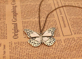Fashion vintage butterfly necklace