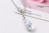 Jewelry Charming Crystal Tibetan Silver rhinestone cross Geometric round turquoise infinity pendant necklace jewelry